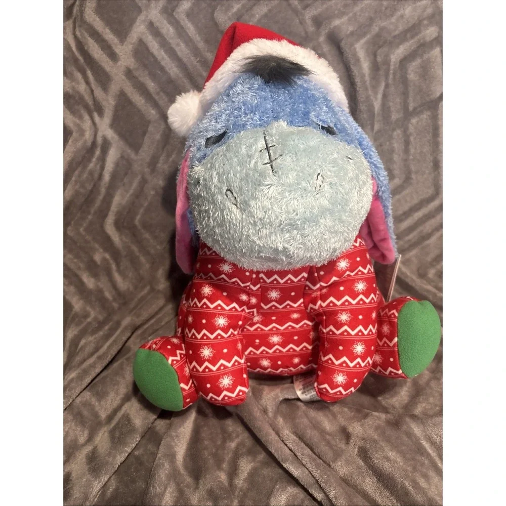Disney Christmas Eeyore Weighted Holiday Plush Winnie The Pooh‎